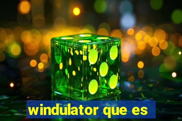 windulator que es